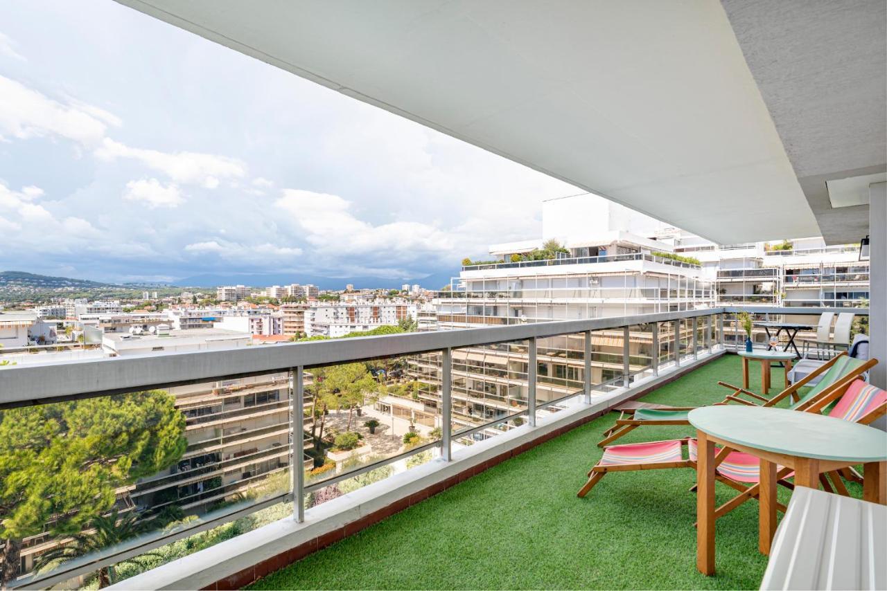 Coup De Coeur! Vue Mer! Terrasse Dangle! Antibes Exteriör bild