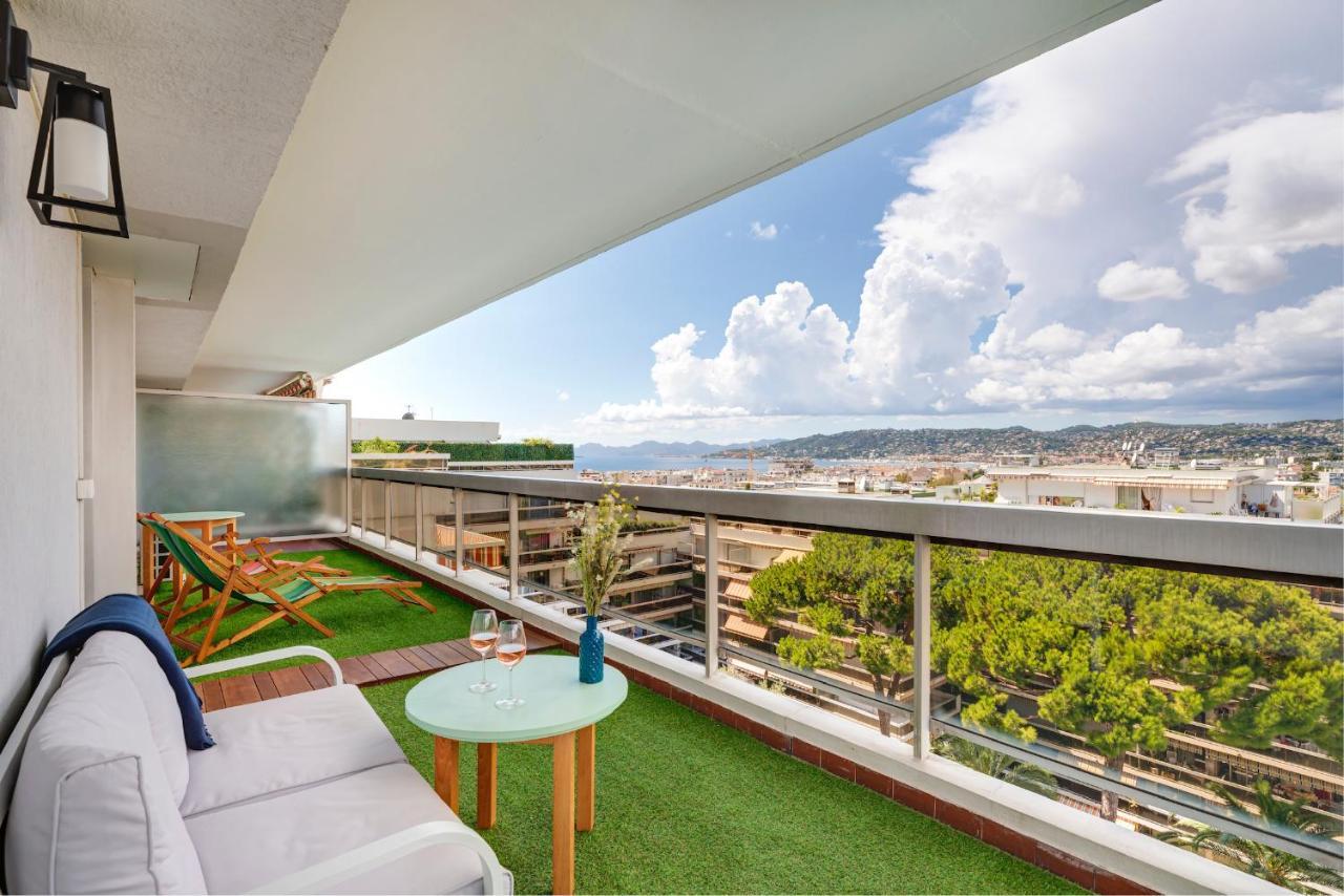 Coup De Coeur! Vue Mer! Terrasse Dangle! Antibes Exteriör bild